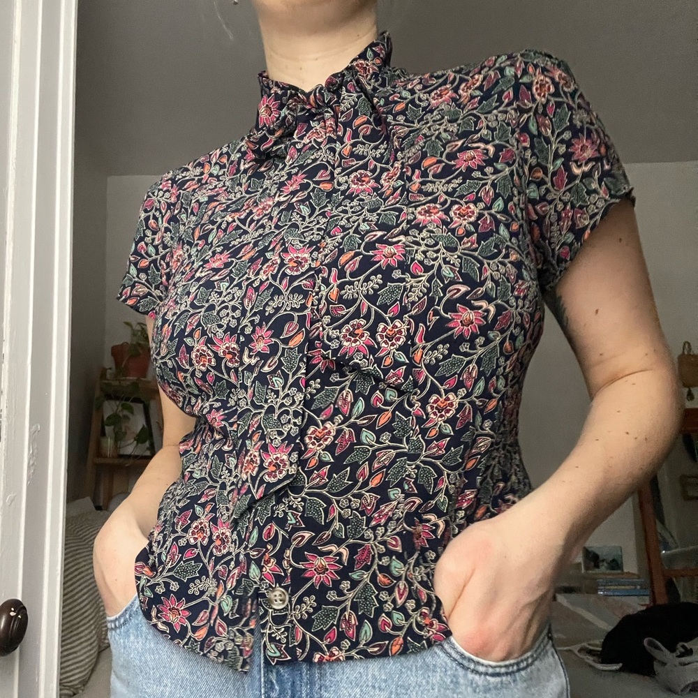 Birds of North America Ibis Blouse - Picture 2 of 7